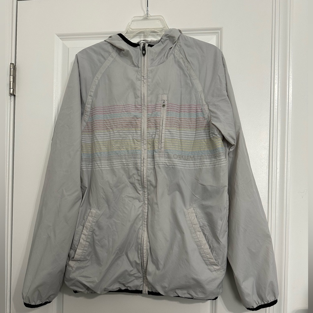 Oakley Lined Windbreaker Hoody M Vintage